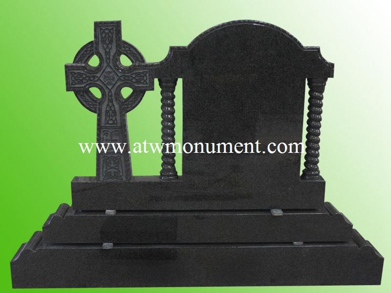 IEM-005-South Africa Impala Headstone with Cross Design