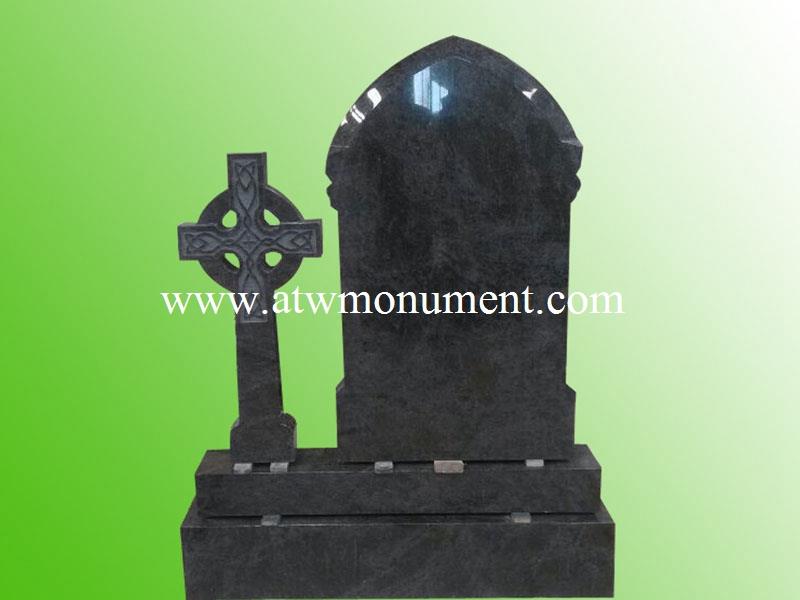 IEM-011-Bahama Blue Celtic Cross Headstone