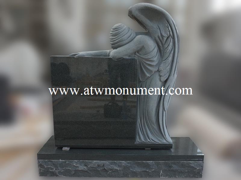 USM059-Granite Angel Headstone